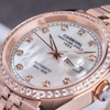 Đồng Hồ Nam Carnival 8131G2-VH-TK Automatic Dây Vàng Hồng Mặt Xà Cừ Trắng Size 40mm