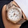 Đồng Hồ Nam Carnival 8131G2-VH-TK Automatic Dây Vàng Hồng Mặt Xà Cừ Trắng Size 40mm