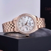 Đồng Hồ Nam Carnival 8131G2-VH-TK Automatic Dây Vàng Hồng Mặt Xà Cừ Trắng Size 40mm