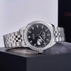 Đồng Hồ Nam Carnival 8131G2-VT-D Automatic Dây Thép Bạc Mặt Đen Size 40mm