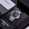Đồng Hồ Nam Carnival 8131G2-VT-D Automatic Dây Thép Bạc Mặt Đen Size 40mm