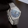 Đồng Hồ Nam Carnival 8131G2-VT-DK Automatic Dây Thép Silver Mặt Xà Cừ Xám Size 40mm