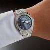 Đồng Hồ Nam Carnival 8131G2-VT-DK Automatic Dây Thép Silver Mặt Xà Cừ Xám Size 40mm