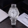 Đồng Hồ Nam Carnival 8131G2-VT-TK Automatic Dây Thép Silver Mặt Xà Cừ Trắng Size 40mm