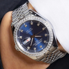 Đồng Hồ Nam Carnival 8131G2-VT-X Automatic Dây Thép Bạc Mặt Xanh Navy Size 40mm