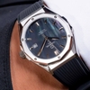 Đồng Hồ Nam Carnival 8168G Tự Động Mặt Xà Cừ Dây Cao Su Đen Vỏ Silver 42mm