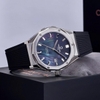 Đồng Hồ Nam Carnival 8168G Tự Động Mặt Xà Cừ Dây Cao Su Đen Vỏ Silver 42mm