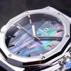 Đồng Hồ Nam Carnival 8168G Tự Động Mặt Xà Cừ Dây Cao Su Đen Vỏ Silver 42mm