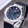 Đồng Hồ Nam Carnival 8168G Tự Động Mặt Xà Cừ Dây Cao Su Đen Vỏ Silver 42mm