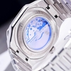 Đồng Hồ Nam Carnival 8187G Tự Động 6 Kim Mặt Đen Dây Kim Loại Silver Size 42mm