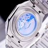 Đồng Hồ Nam Carnival 8187G Tự Động 6 Kim Mặt Nâu Dây Kim Loại Silver Size 42mm