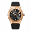 Đồng Hồ Nam Carnival 8188G Máy Cơ Tự Động Dây Cao Su Đen Mặt Đen Size 42mm Vỏ Rose 8188G-VH-DCS-D