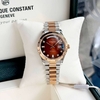 Đồng Hồ Nam Carnival 8239G-CH-N Automatic Demi Vàng Hồng Mặt Nâu Size 38mm Chính Hãng