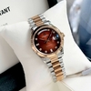 Đồng Hồ Nam Carnival 8239G-CH-N Automatic Demi Vàng Hồng Mặt Nâu Size 38mm Chính Hãng
