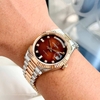 Đồng Hồ Nam Carnival 8239G-CH-N Automatic Demi Vàng Hồng Mặt Nâu Size 38mm Chính Hãng