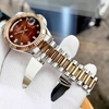 Đồng Hồ Nam Carnival 8239G-CH-N Automatic Demi Vàng Hồng Mặt Nâu Size 38mm Chính Hãng