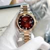 Đồng Hồ Nam Carnival 8239G-CH-N Automatic Demi Vàng Hồng Mặt Nâu Size 38mm Chính Hãng