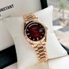 Đồng Hồ Nam Carnival 8239G-VH-N Automatic Vàng Hồng Mặt Nâu Size 38mm Chính Hãng