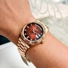 Đồng Hồ Nam Carnival 8239G-VH-N Automatic Vàng Hồng Mặt Nâu Size 38mm Chính Hãng