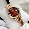 Đồng Hồ Nam Carnival 8239G-VH-N Automatic Vàng Hồng Mặt Nâu Size 38mm Chính Hãng