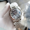 Đồng Hồ Nam Carnival 8239G-VT-DK Automatic Dây Thép Bạc Mặt Xà Cừ Đen Xám Size 38mm Chính Hãng