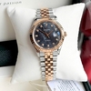 Đồng Hồ Nam Carnival 8250G-CH-DK Automatic Dây Thép Demi Vàng Hồng Mặt Xà Cừ Xám Đen Size 38mm
