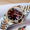 Đồng Hồ Nam Carnival 8250G-CH-N Automatic Dây Demi Vàng Hồng Mặt Nâu Socola Size 38mm