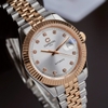 Đồng Hồ Nam Carnival 8250G-CH-T Automatic Dây Demi Vàng Hồng Mặt Trắng Size 38mm