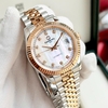 Đồng Hồ Nam Carnival 8250G-CH-TK Automatic Dây Demi Vàng Hồng Mặt Xà Cừ Trắng Size 38mm