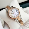 Đồng Hồ Nam Carnival 8250G-CH-TK Automatic Dây Demi Vàng Hồng Mặt Xà Cừ Trắng Size 38mm