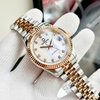 Đồng Hồ Nam Carnival 8250G-CH-TK Automatic Dây Demi Vàng Hồng Mặt Xà Cừ Trắng Size 38mm
