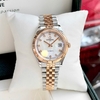 Đồng Hồ Nam Carnival 8250G-CH-TK Automatic Dây Demi Vàng Hồng Mặt Xà Cừ Trắng Size 38mm