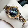 Đồng Hồ Nam Carnival 8250G-CV-DK Automatic Dây Thép Demi Vàng Mặt Xà Cừ Xám Đen Size 38mm