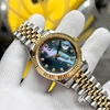 Đồng Hồ Nam Carnival 8250G-CV-DK Automatic Dây Thép Demi Vàng Mặt Xà Cừ Xám Đen Size 38mm