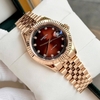 Đồng Hồ Nam Carnival 8250G-VH-N Automatic Dây Thép Màu Vàng Hồng Mặt Nâu Size 38mm