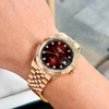 Đồng Hồ Nam Carnival 8250G-VH-N Automatic Dây Thép Màu Vàng Hồng Mặt Nâu Size 38mm