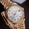 Đồng Hồ Nam Carnival 8250G-VH-T Automatic Dây Thép Màu Vàng Hồng Mặt Trắng Size 38mm
