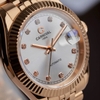 Đồng Hồ Nam Carnival 8250G-VH-T Automatic Dây Thép Màu Vàng Hồng Mặt Trắng Size 38mm