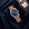 Đồng Hồ Nam Carnival 8250G-VH-X Automatic Dây Thép Màu Vàng Hồng Mặt Xanh Dương Size 38mm