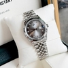 Đồng Hồ Nam Carnival 8250G-VT-TX Automatic Dây Thép Bạc Mặt Xám Đen Size 38mm
