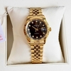 Đồng Hồ Nam Carnival 8250G-VV-D Automatic Dây Thép Vàng Mặt Đen Size 38mm
