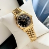Đồng Hồ Nam Carnival 8250G-VV-D Automatic Dây Thép Vàng Mặt Đen Size 38mm