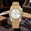 Đồng Hồ Nam Carnival 8250G-VV-T Automatic Dây Thép Vàng Mặt Trắng Size 38mm