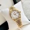 Đồng Hồ Nam Carnival 8250G-VV-TK Automatic Dây Thép Vàng Mặt Xà Cừ Trắng Size 38mm