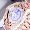 Đồng Hồ Nam Carnival 8907G Tự Động Mặt Trắng Xà Cừ Đính Đá Vỏ Vàng Hồng 40mm