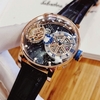 Đồng Hồ Nam Hanboro Automatic Dây Da Đen Vỏ Rose Size 43mm Hanboro Sky 1008 Automatic
