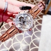 Đồng Hồ Nam Hanboro Automatic (Tự Động) Dây Da Nâu Gân Rose Gold 44mm