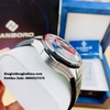 Đồng Hồ Nam Hanboro Automatic Dây Silicone Đen Vỏ Silver 44mm HBR-918