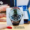 Đồng Hồ Nam Hanboro Automatic Dây Silicone Đen Vỏ Silver 44mm HBR-918
