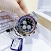 Đồng Hồ Nam Hanboro Automatic Rainbow Silver 42mm 8032L (Unisex)